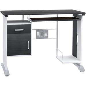 HOMCOM Computertisch Schreibtisch mit Schubladen 100 cm x 52 cm x 75 cm