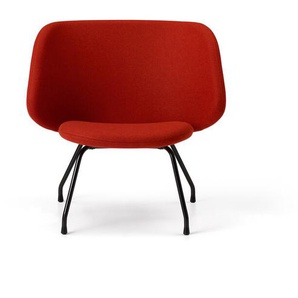 Softline Lounge Sessel Evy orange, Designer Busk & Hertzog, 81x81x63 cm