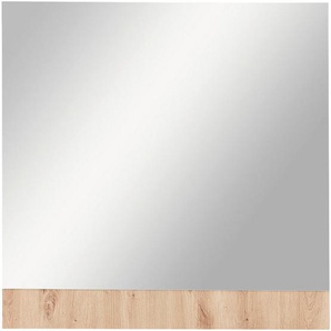 Xora Wandspiegel , Glas , quadratisch , 84x84x2 cm , Wohnspiegel, Wandspiegel