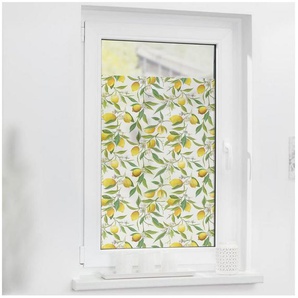 Fensterfolie »Fensterfolie selbstklebend, Sichtschutz, Limone - Gelb Grün«, LICHTBLICK ORIGINAL, blickdicht, glatt