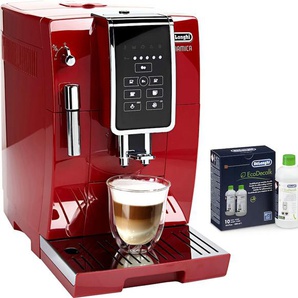 DELONGHI Kaffeevollautomat Dinamica ECAM 358.15.R Kaffeevollautomaten Sensor-Bedienfeld, inkl. Pflegeset im Wert von € 31,99 UVP , rot Kaffeevollautomat Bestseller