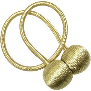 Raffhalter GARDINIA Raffhalter Flex-S mit Magnet Gr. B/L: 0,8 cm x 48 cm, goldfarben Raffhalter vielfältige Anbringungsmöglichkeiten