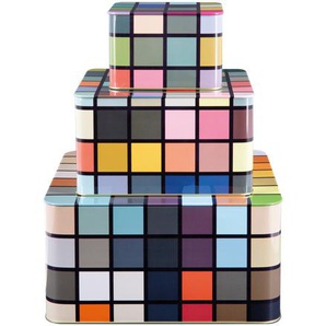 ® Blechdosenset Mosaiko - drei Größen, ein Set, stapelbar