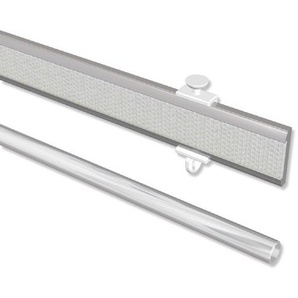 Paneelwagen Aluminium mit Klettband kürzbar für Gardinenschienen, Universal Easyslide, 100 cm
