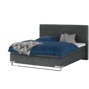 Gallery M Boxspringbett Standardversion Dubai ¦ grau