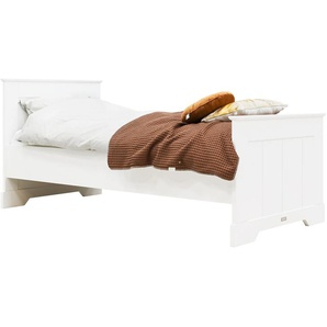 Narbonne Bett mit höhes Kopfende 90x200 - Weiß