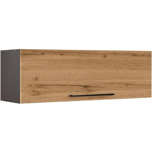 HELD MÖBEL Klapphängeschrank Tulsa 100 cm breit, mit 1 Klappe, schwarzer Metallgriff, MDF Front