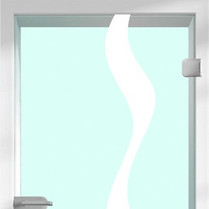 RENOWERK Glastür Eivind, ESG L56/27 Türen 83,4x197,2 cm Gr. B/H: 83,4 cm x 197,2 cm, Türanschlag DIN rechts, farblos (transparent, oberfläche gelasert) Glastüren