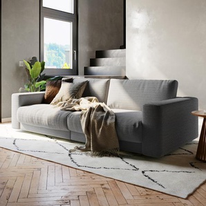 Big-Sofa Cubico Cord Silbergrau 290x120, Big Sofas