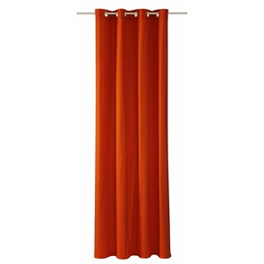 Vorhang TOM TAILOR DOVE Gardinen Gr. 245 cm, Ösen, 135 cm, orange (terra) Gardinen nach Räumen Gardine