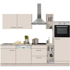 OPTIFIT Küchenzeile Kalmar, ohne E-Geräte, Breite 270 cm B: beige Küchenzeilen Elektrogeräte -blöcke Küchenmöbel