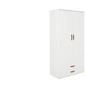 Kleiderschrank - weiß - 104 cm - 200 cm - 54,5 cm | Möbel Kraft