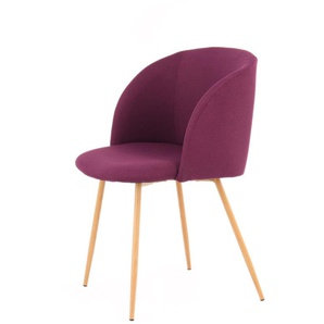 Geitaberg Dining Chair - Modern - Violet - Polyester - 56cm x 54cm x 84cm
