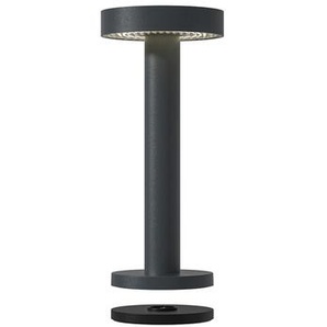 LED-Tischleuchte Boro sompex grau, 22 cm