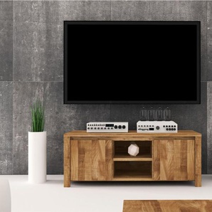 Lowboard TV-Schrank MAISON Eiche massiv 115x43x45 cm