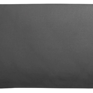 Seitenschläferkissenbezug KNEER Edel-Zwirn-Jersey Kissenbezüge Gr. B/L: 140 cm x 40 cm, 1 St., Baumwolle, grau (schiefer) Kopfkissenbezüge für Seitenschläferkissen