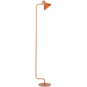 Stehlampe Orange Eisen 154 cm Kegelform Rund Matt mit Kabel Schalter Verstellbarer Schirm Modern für Schlafzimmer Büro Wohnzimmer Esszimmer