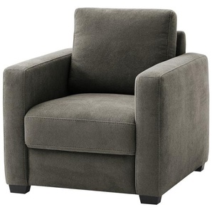 bobb Sessel mit Boxspringpolsterung  Lisa de Luxe ¦ grau