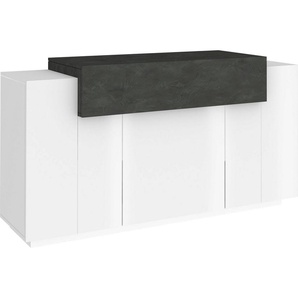 Tecnos Kommode Coro, Breite 140 cm, Hochglanzfronten