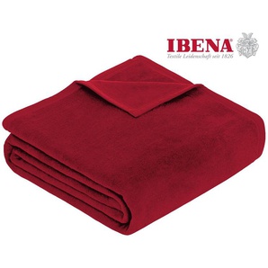 Wohndecke Luxus, IBENA, unifarbenes Design, Kuscheldecke