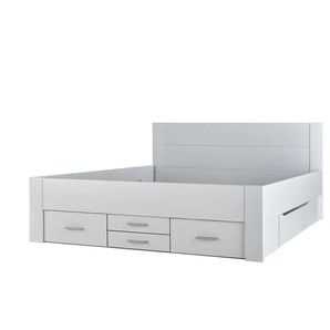 Bettgestell - weiß - 185 cm - 96 cm - 208 cm | Möbel Kraft