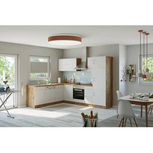Held Eckküche , Weiß , 270x210 cm , individuell planbar, links aufbaubar, rechts aufbaubar , Küchen, Eckküchen