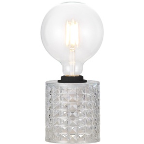 Tischleuchte NORDLUX Hollywood Lampen Gr. 1 flammig, Ø 10,8 cm Höhe: 12,8 cm, schwarz (transparent, schwarz) Tischlampe Lampen und Leuchten