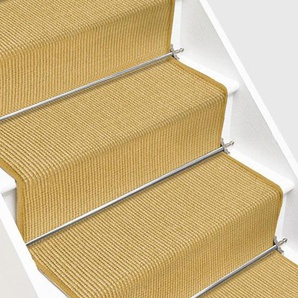 Sisal-Treppenteppich auf Maß | Sylt | Natur | Breite: 100 cm, Länge: 400 cm