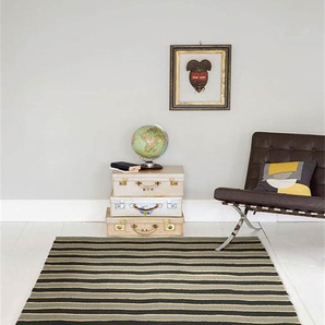 Teppich Torino Stripe, - bunt - 90 % Jute, 10 % Baumwolle - Teppiche