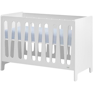 Kinderbett - weiß - 66,5 cm - 88 cm | Möbel Kraft