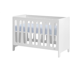 Kinderbett - weiß - 66,5 cm - 88 cm | Möbel Kraft