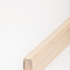 Südbrock Holz-Fußleiste 16 x 40 x 2500 mm, Holzkern mit Echtholz furniert