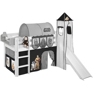 Spielbett Jelle Star Wars mit Rutsche und Turm, 90 x 200 cm