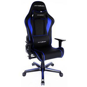 DXRacer Gaming Stuhl Racer Modell P, OH-PG08-NB blau, schwarz, schwarz Kunstleder