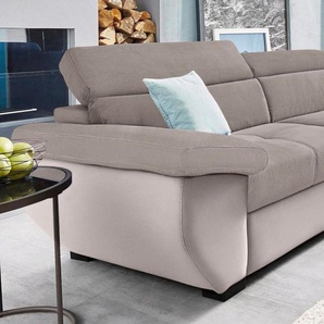 COTTA Polstergarnitur, (Set), Set: bestehend aus 2,5-Sitzer Sofa und Hocker, 2,5-Sitzer