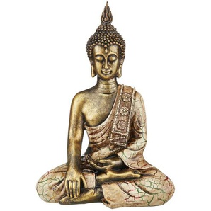 Buddha - gold - Polyresin (Kunstharz) - 25 cm - 34 cm - 14 cm | Möbel Kraft