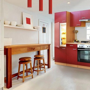 RESPEKTA Küchenzeile Basic, Breite 270 cm B: rot Küchenzeilen ohne Elektrogeräte -blöcke Küchenmöbel