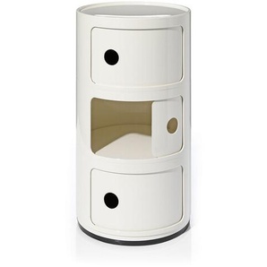Kartell Container Componibili weiß, Designer Anna Castelli Ferrieri, 58.5 cm