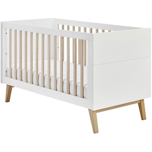 Kinderbett - weiß - 76 cm - 89,5 cm | Möbel Kraft