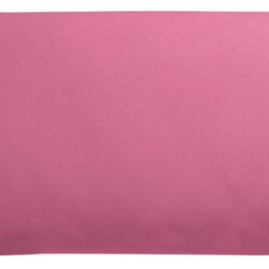 Seitenschläferkissenbezug KNEER Edel-Zwirn-Jersey Kissenbezüge Gr. B/L: 140 cm x 40 cm, 1 St., Baumwolle, rosa (flamingo) Kopfkissenbezüge für Seitenschläferkissen