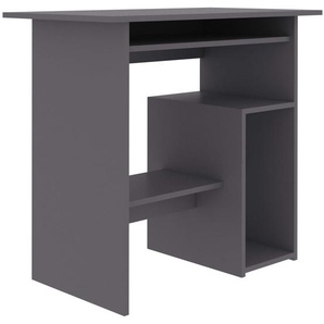 Schreibtisch Grau 80x45x74 cm Holzwerkstoff