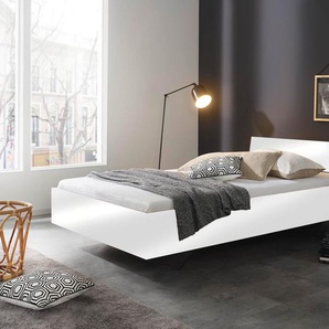 Bett in weiß Hochglanz, Liegefläche 120 x 200 cm