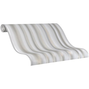 Glööckler Vliestapete, 3D-Optik, Schlangenhautoptik, glänzend, (1 St), gut lichtbeständig, hochwaschbeständig