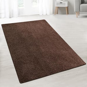 Shaggy-Teppich auf Maß | Barcelona | Dunkelbraun 92 | Breite: 66 cm, Länge: 700 cm
