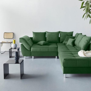 COLLECTION AB Polstergarnitur Joseli, (Spar-Set), Ecksofa und Hocker, Recamiere links oder rechts montierbar