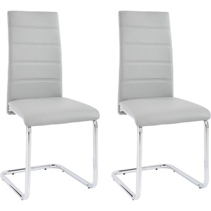 INOSIGN Freischwinger Adora (Set, 4 St), (2 oder 4 Stück) Bezug in Kunstleder, verchromtes Metallgestell