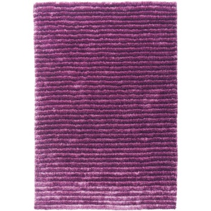 Teppich Klassisches Design in Querstreifen-Optik Violett