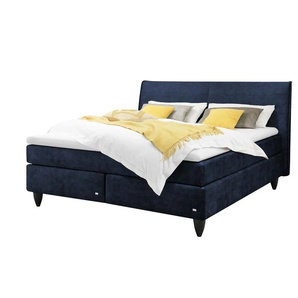RUF Boxspringbett  Aurelia - blau - 190 cm - 114 cm | Möbel Kraft