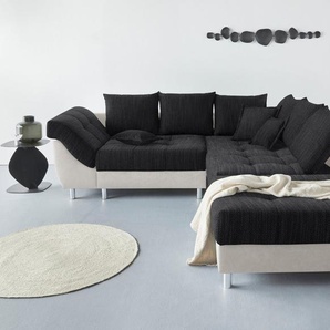 COLLECTION AB Polstergarnitur Joseli, (Spar-Set), Ecksofa und Hocker, Recamiere links oder rechts montierbar