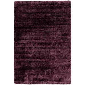 Teppich Supersofter Hochflorteppich aus 100% Polyester Violett